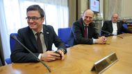 Jednání vlády o demisi: Ondřej Liška a Petr Gandalovič