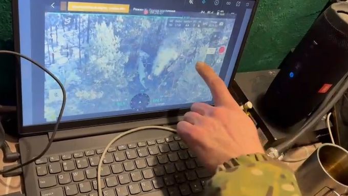 Ukrajinský deník: Video s dronaři v akci