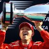 FILE PHOTO: Ferrari Formula One driver Schumacher of Germany celebrates after winning Italian Grand Prix in Monza