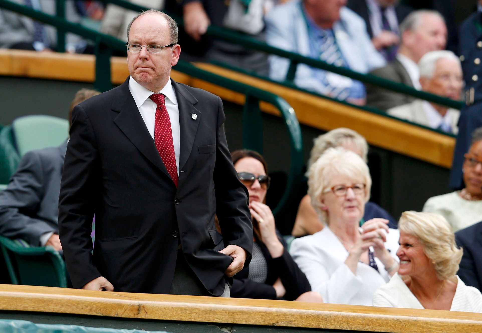 Wimbledon 2015: princ Albert II. Monacký