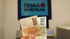 Česká spořitelna, bankomat, ilustrační foto