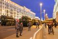 Přípravy na vojenskou přehlídku v Moskvě ke Dni vítězství. 4. 5. 2022