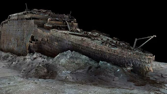 Vědci dokončili první kompletní 3D model Titaniku