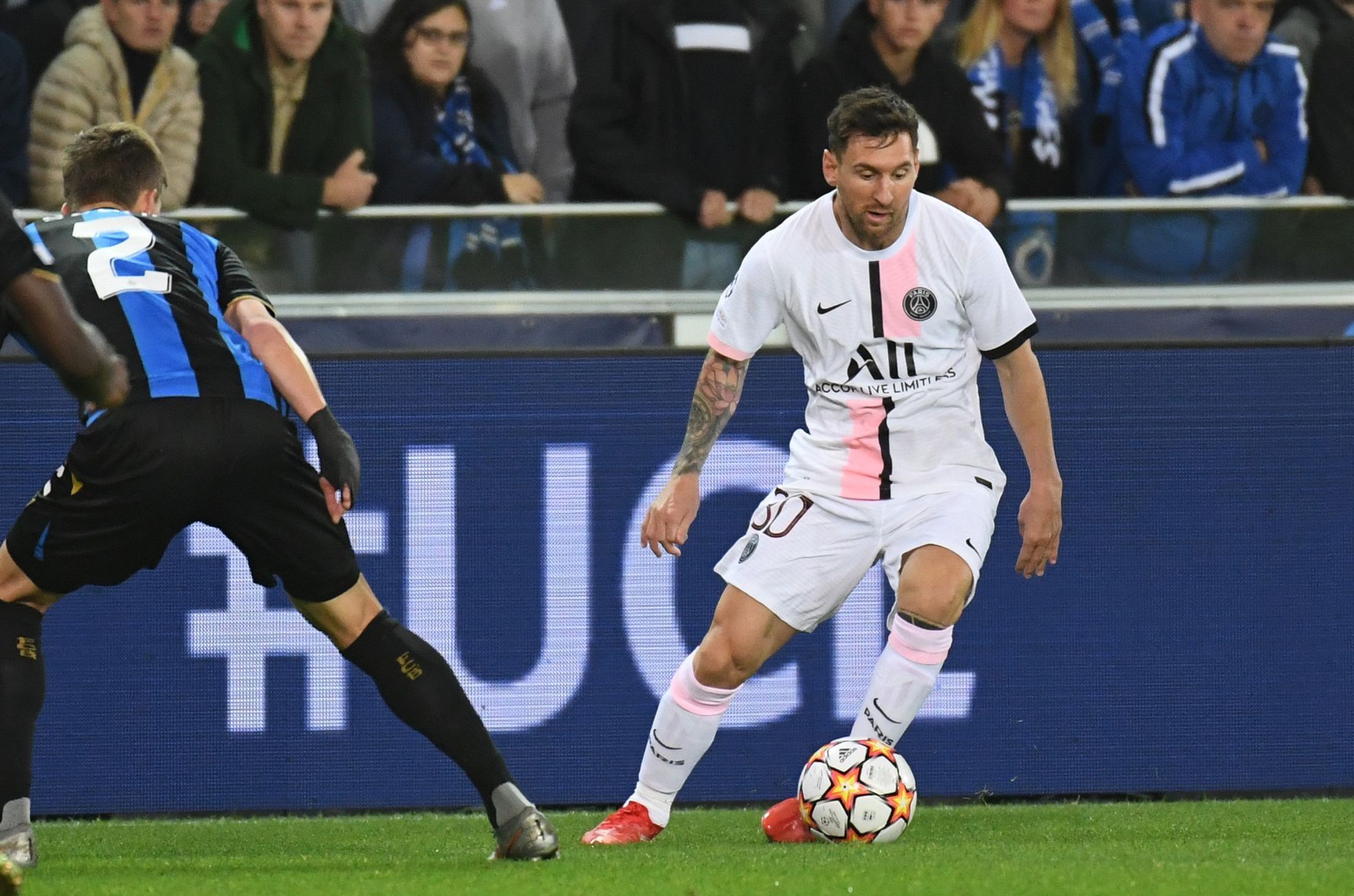 Liga mistrů: Bruggy vs. PSG (Lionel Messi)
