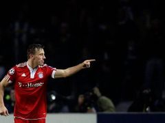 Ivica Olič slaví gól do sítě Juventusu