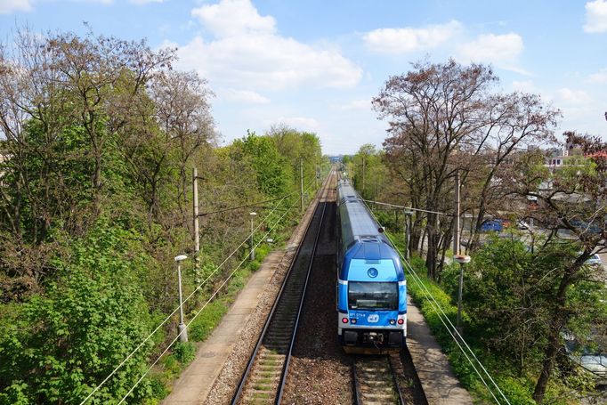 Železniční zastávka Praha-Strašnice zast.