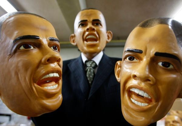 Maska Baracka Obamy