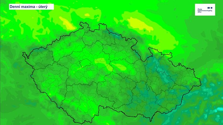 "Zelené" Česko. Předpověď říká, zda teplo vydrží, jasněji je i o počasí na Vánoce; Zdroj foto: Český hydrometeorologický ústav