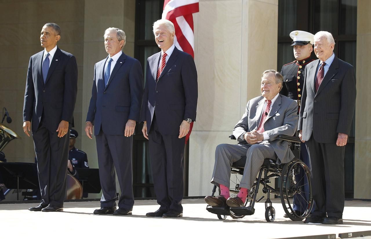 Obama - Bush - Bush senior - Carter - Clinton