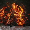 Etna, sopka, erupce, sníh, láva, Zahraničí, Itálie