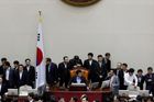 Bitka v jihokorejském parlamentu