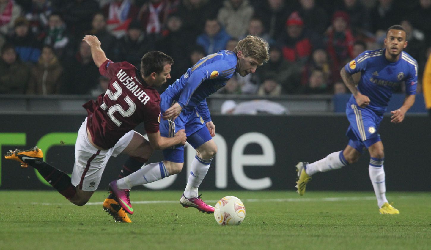 Fotbal, Evropská liga Sparta - Chelsea: