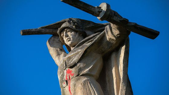 Litoměřice - pomník Čest a sláva Rudé armádě - výročí 1968