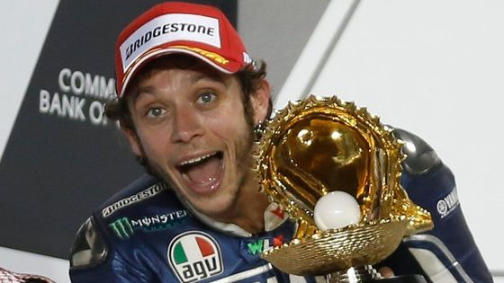 Valentino Rossi byl z druhého místa nadšený jako malý kluk. Návrat na Yamahu mu vyšel perfektně.