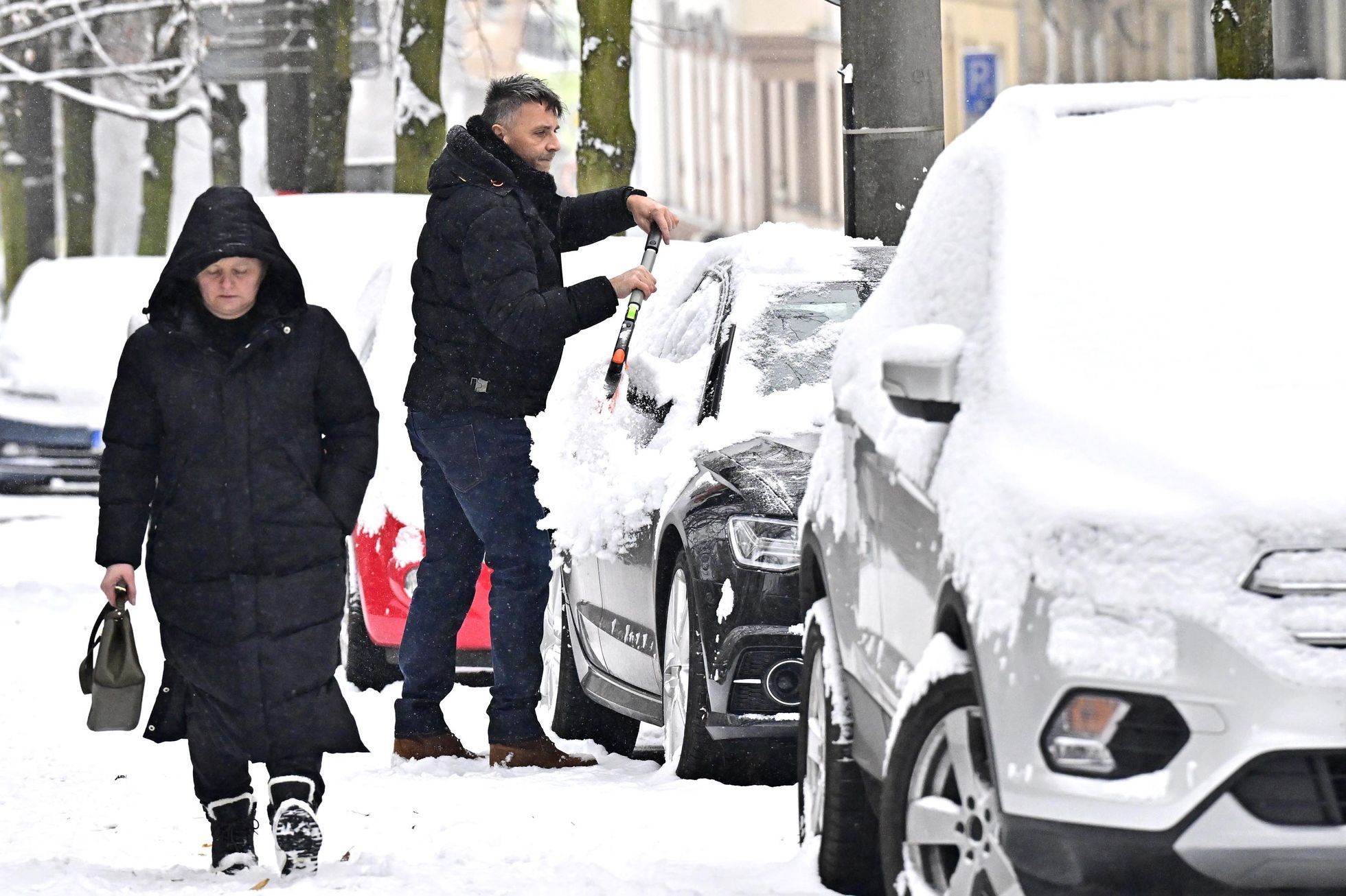 Česká republika, sníh, doprava, sněžení, kalamita