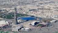 Moderní stadion Chalífa v Dauhá pojme 68 tisíc diváků.