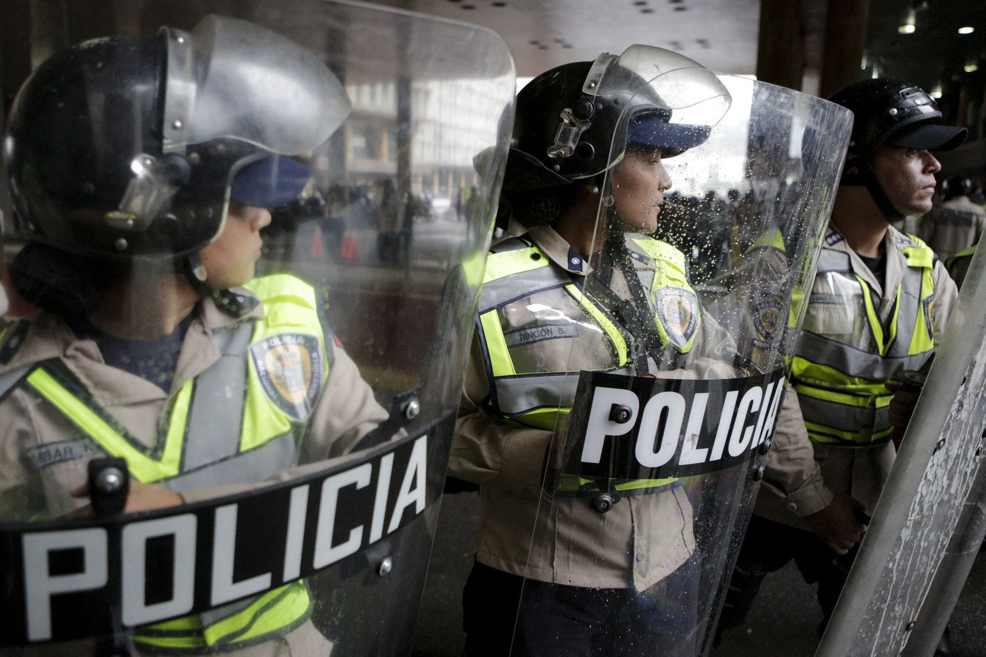 Policie v Caracasu