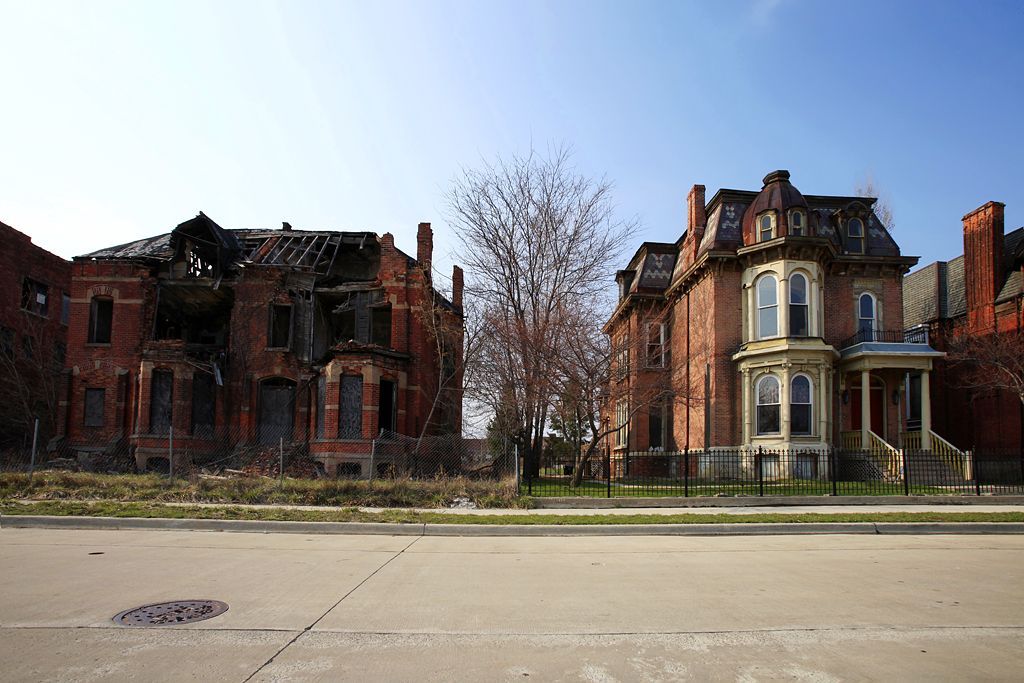 Fotogalerie: Zkrachovalé město Detroit