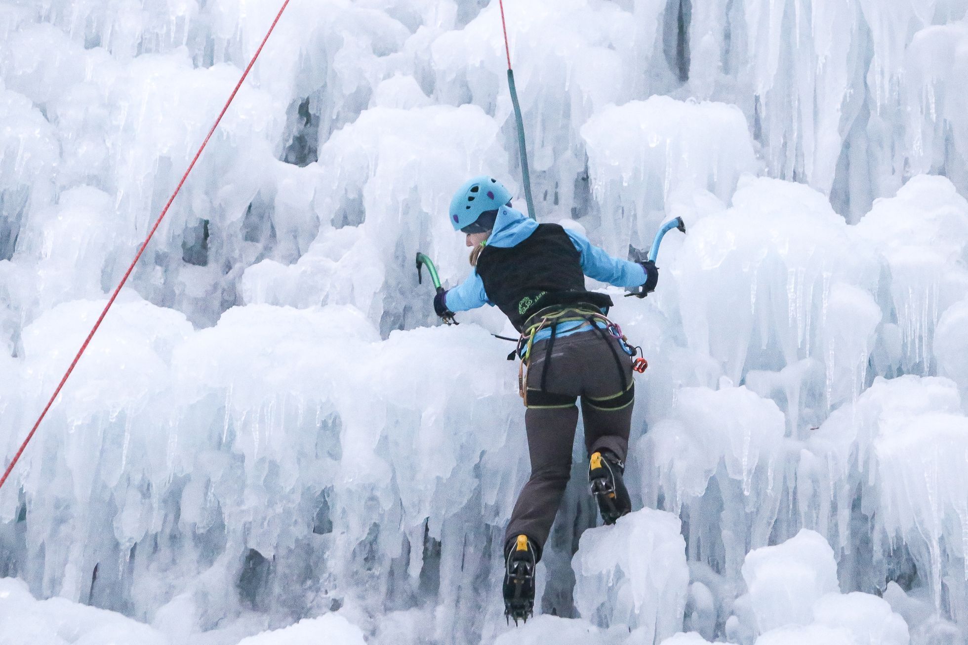 Umělá ledová stěna v Liberci