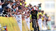 Jonas Vingegaard v časovce v 5. etapě Tour de France 2025