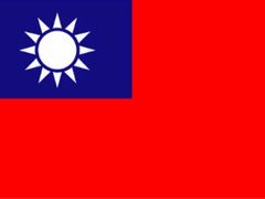 Tchajwanská vlajka.