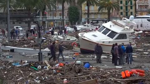 Itálii zasáhly vražedné bouře. Centrum Benátek je pod vodou