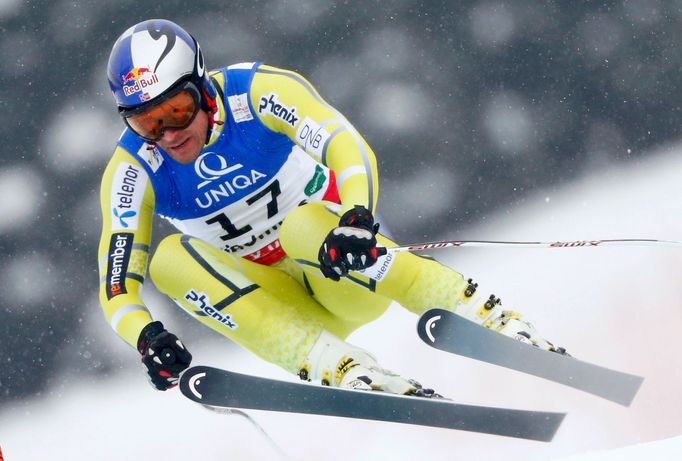 Aksel Lund Svindal vyhrál podruhé v kariéře mistrovství světa ve sjezdu