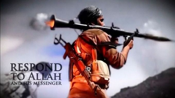 Fotka z náborového videa ISIL.