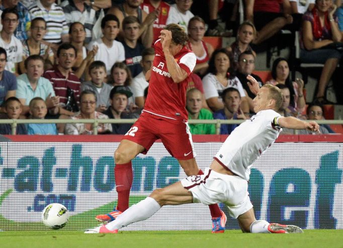 Admira Wacker - AC Sparta Praha, první zápas 3. předkola Evropské ligy