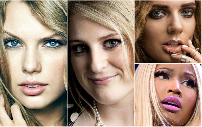 Taylor Swift, Meghan Trainor, Tove Lo, Nicki Minaj. Nové vládkyně hitparád.