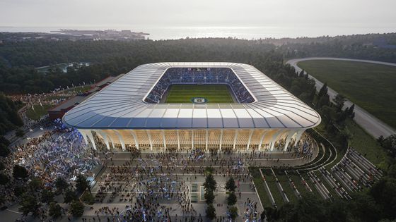 Menší a levnější než v Kataru. Studio Zahy Hadid postaví fotbalový stadion pro Dánsko