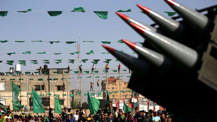 Palba na Izrael zvýšila popularitu Hamásu. V palestinských volbách by teď uspěl; Zdroj foto: Reuters