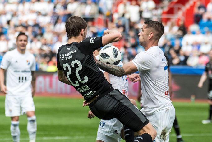 Tomáš Souček ve 4. kolo nadstavby Fortuna:Ligy Baník - Slavia