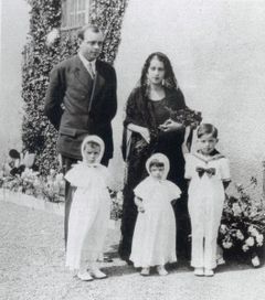 Novopečení manželé Antoine de Saint-Exupéry s Consuelou Suncin de Sandovalovou, 1931.