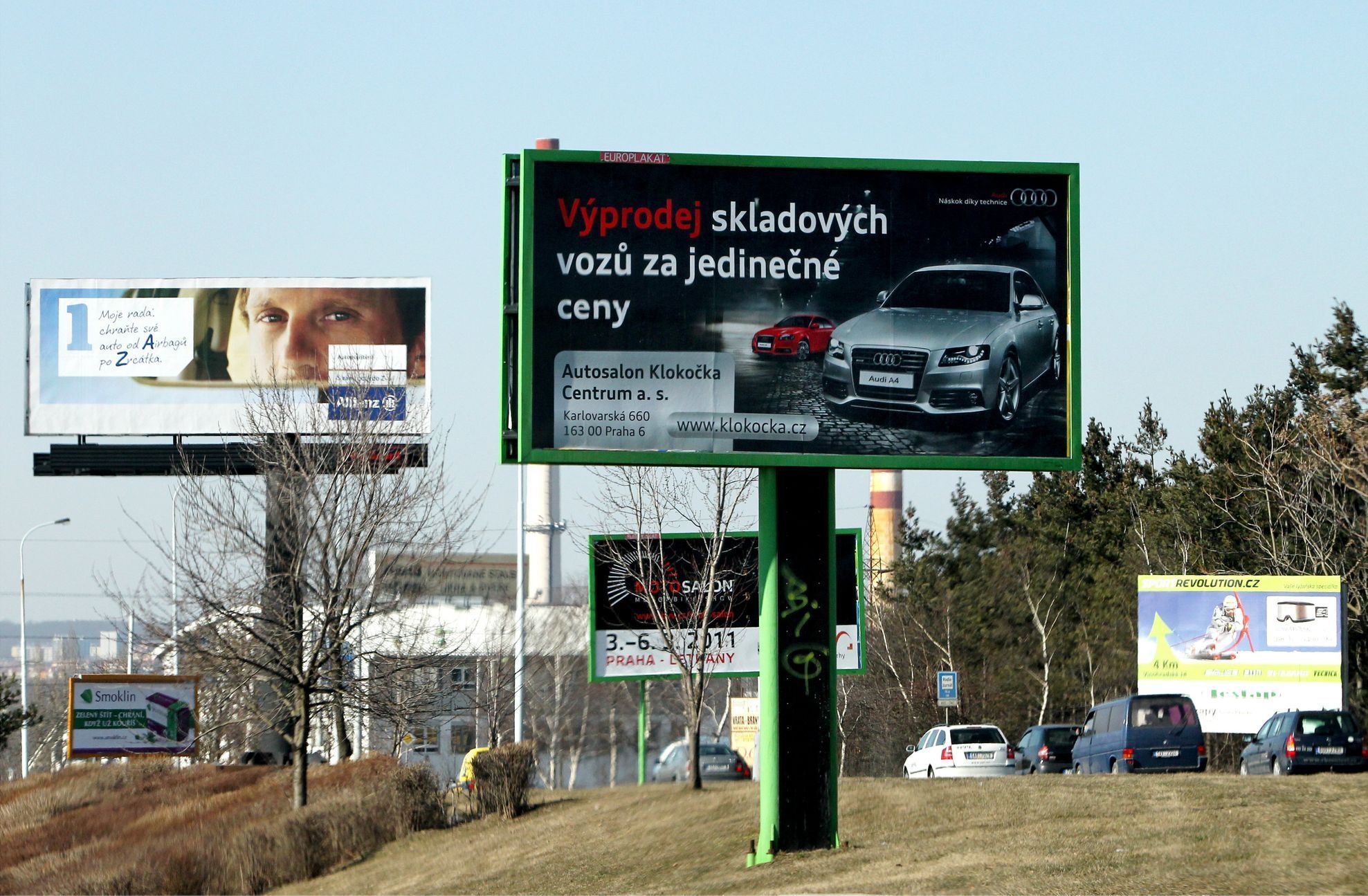 Billboardy, reklama, ilustrační foto
