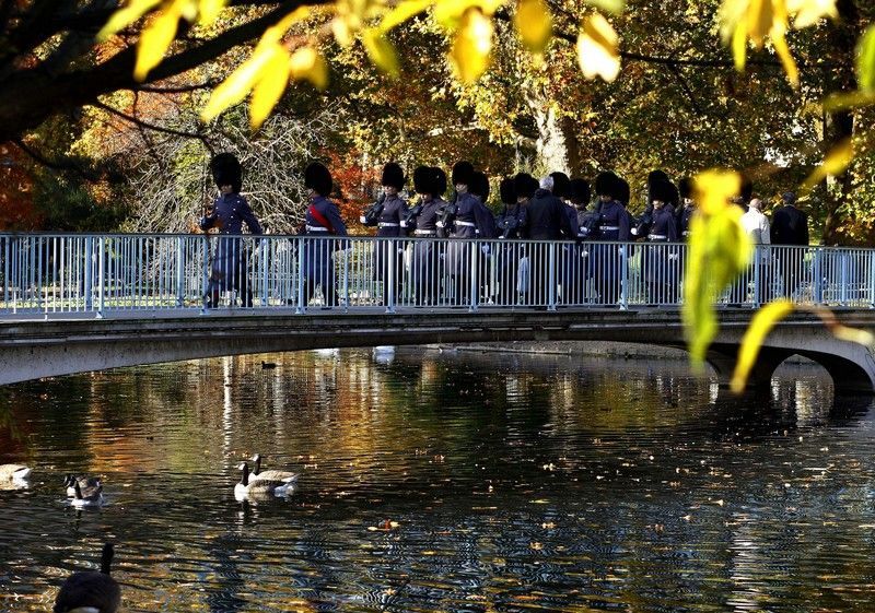 Královská garda v Saint James's Park