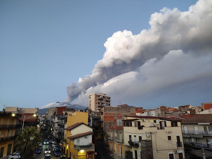 Sopka Etna