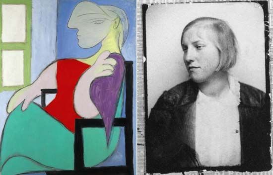 Picasso Sedící žena u okna