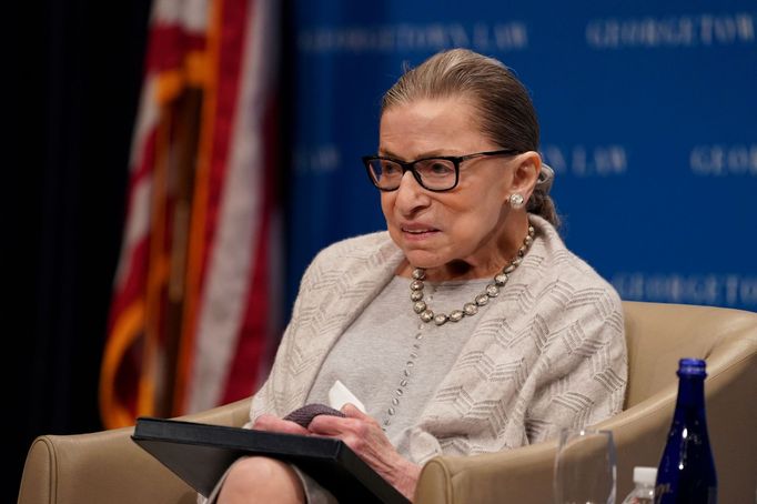 Soudkyně nejvyššího soudu USA Ruth Bader Ginsburgová.