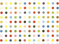 Pode Bal: "Damien Hirst / LSD / 2000", acryl na platne, 2006, (100 x 110 cm)