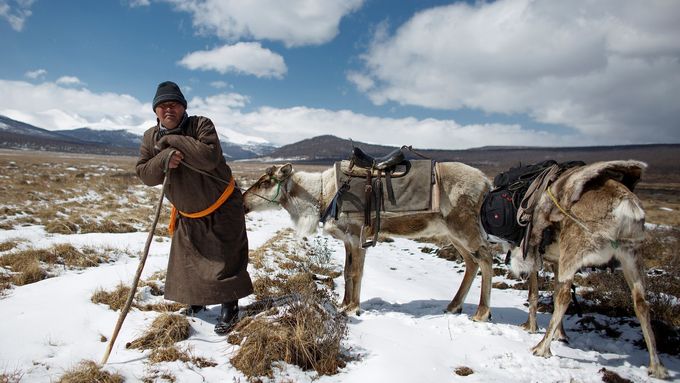 Život kočovných pastýřů v Mongolsku.