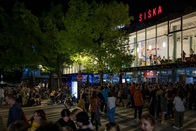 Kino Šiška, jedno z lublaňských center nezávislé kultury.