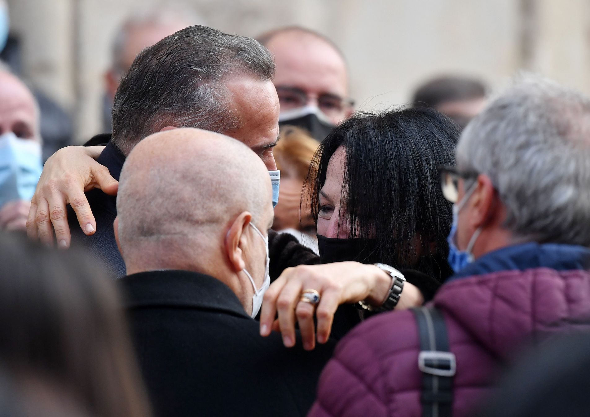 fotbal, Paolo Rossi pohřeb, vdova Federica Cappellettiová