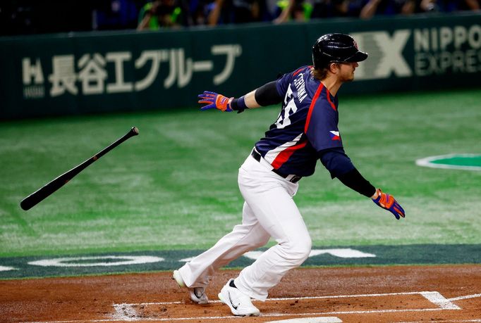 Martin Červenka v zápase World Baseball Classic 2023.