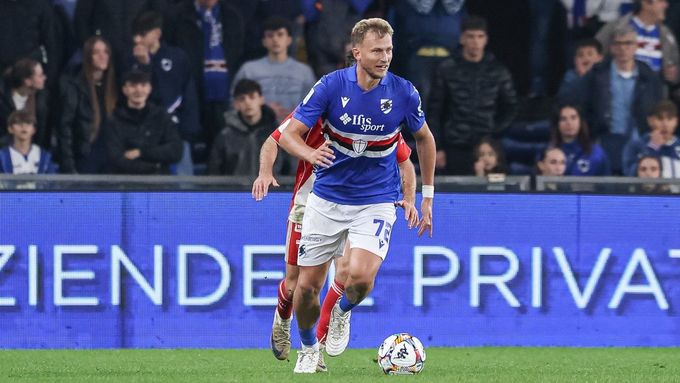 Antonín Barák v dresu Sampdorie