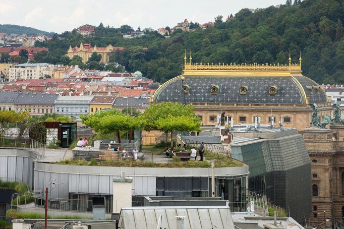 Adaptační proti změně klimatu v Praze.