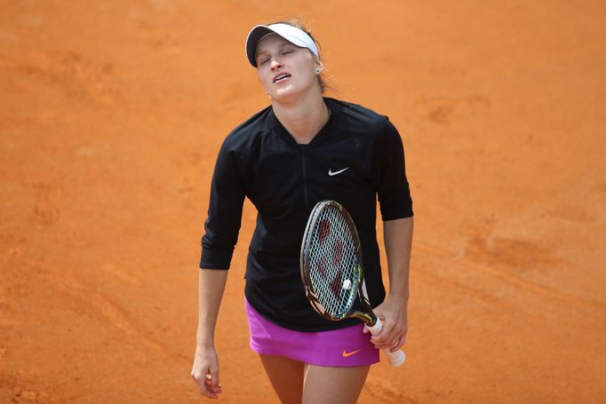 Markéta Vondroušová na J&T Banka Prague Open 2017.