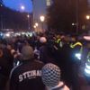 Demonstrace Dělnické mládeže před úřadem vlády