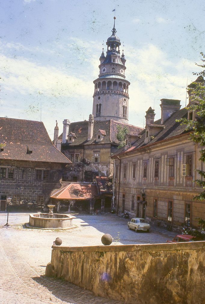 Český Krumlov v roce 1966