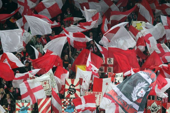 Fotbal, Gambrinus liga, Slavia - Dukla: fanoušci Slavie